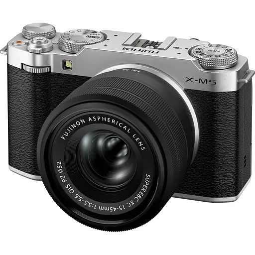 Бездзеркальний фотоапарат Fujifilm X-M5 Kit XC 15-45mm f3.5/5.6 OIS PZ Silver (16900771) [136292] - фото 3