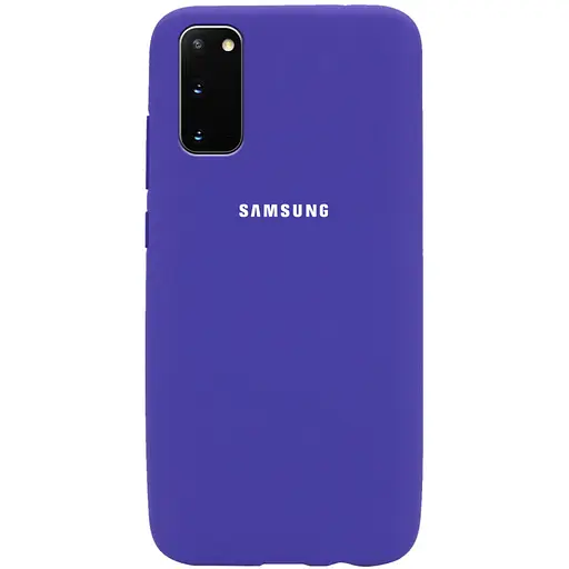 Чохол Silicone Cover Full Protective Samsung Galaxy S20 purple