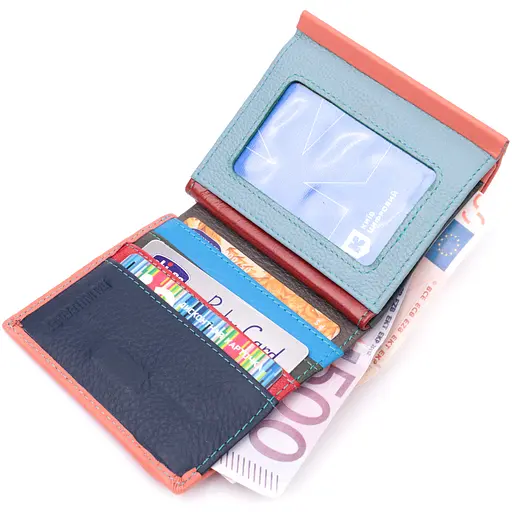 Кожаный женский кошелек ST Leather 10.5х10х1.5 см acs0028407 - фото 4