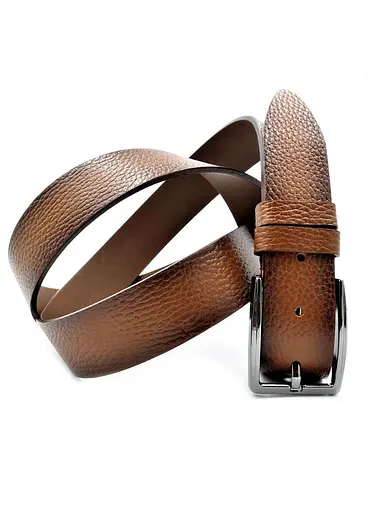 Ремінь шкіряний Le-Mon чоловічий 110-125х3,5 см acs0023819 - фото 2