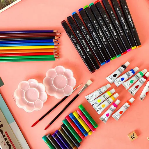 Набор для творчества Зверята в чемодане 48 предметов 30 x 25 x 5.5 см 001-68 - фото 4