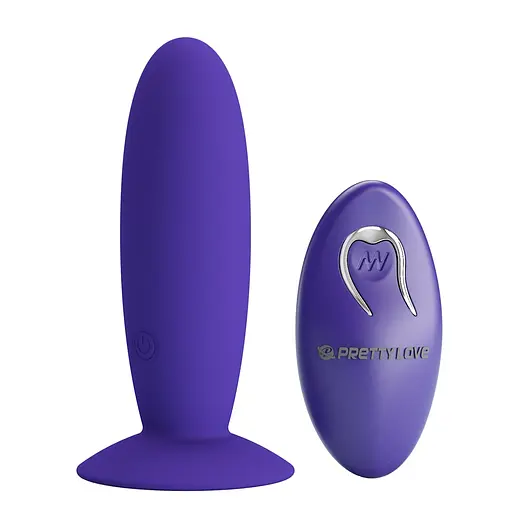 Анальна пробка Pretty Love Remote Control Vibrating Plug Youth 11 см (фіолетовий)
