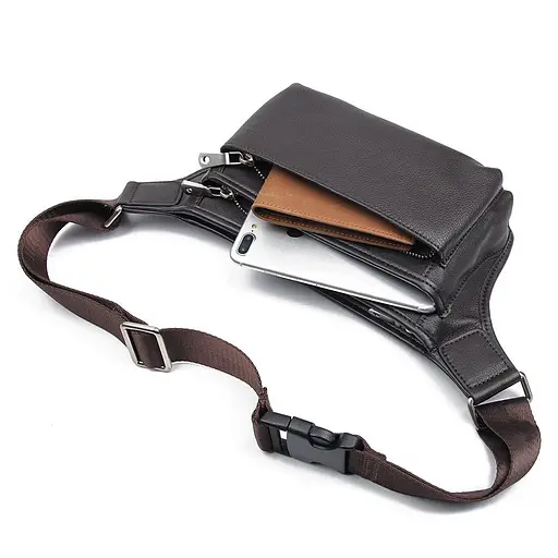 Чоловіча шкіряна сумка Vintage 25х13,5х3 см sum0012273 - фото 4