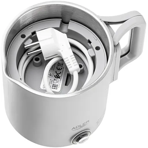 Електрочайник Adler AD 1388g дорожній 650Вт/ 0.8л/ подвійні стінки/ автовимкнення/сірий - фото 3