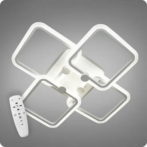 Люстра светодиодная 517 Dlight 3color с пультом 90Вт Белый (01804) - фото 2