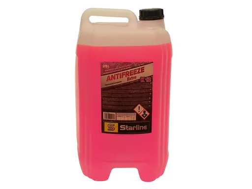 Антифриз Starline Extra K12 G-12+ концентрат рожевий -74°C 25л (NA K12-25)