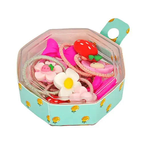 Детский набор для волос резиночка и зажим №1 0105-034, 10 шт - фото 4