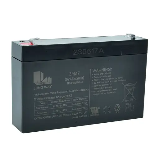 Акумуляторна батарея універсальна LONG WAY 6V7Ah-BATTERY