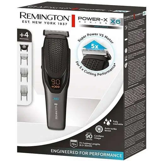Машинка для стрижки Remington Power-X Series X6 Hair Clipper НС6000 - фото 7