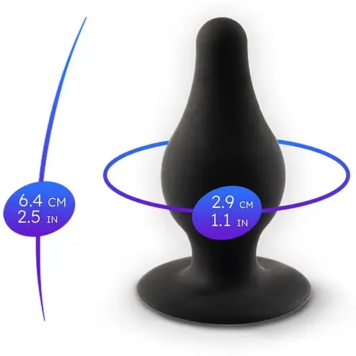 Анальная пробка SilexD (Model 2 Size XS) - фото 3