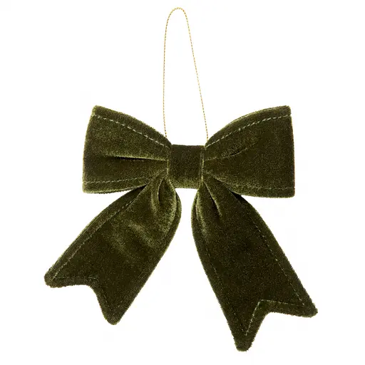 Украшение декоративное Yes! Fun Бант 12x13.5 см темно-зеленое (975087)