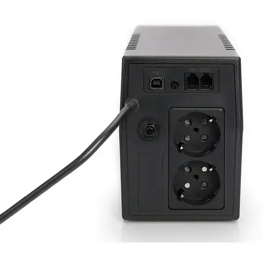 ИБП Digitus Line-Interactive, 600VA/360W, LED, 2xSchuko, RJ11, USB - фото 3