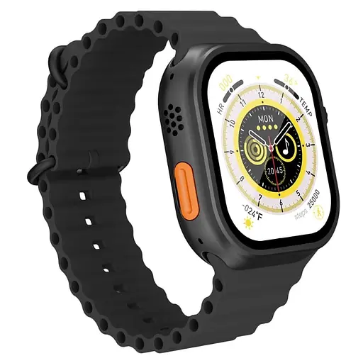 Смарт-часы с Sim картой 4G LEMFO X9 Call силиконовый ремешок Black (16723) - фото 3