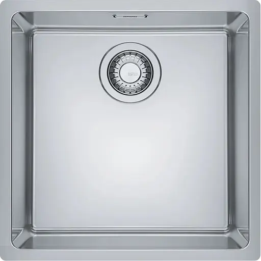 Кухонна мийка Franke Maris MRX 210-40/127.0598.745/нержав.сталь полірована/квадратна/440х440х180/врівень зі стільницею SlimTop