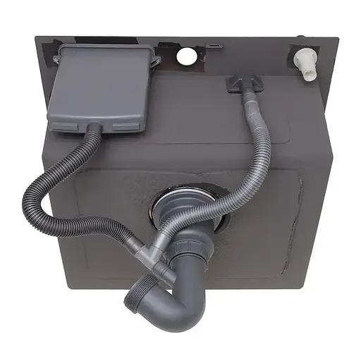 Мийка для кухні Nett NS-5747 накладна з нержавійки кухонна станція - фото 9