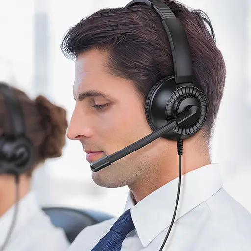 Накладные наушники Hoco W112 Pures (3.5mm/1.8m) Black - фото 7