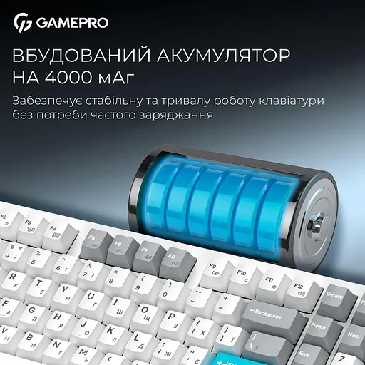 Клавіатура GamePro Asgard Drakkar (MK305WH) - фото 6