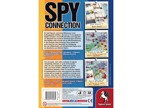 Настольная игра Pegasus Spiele Шпионская связь (Spy Connection) (англ.) (PS104) - фото 3