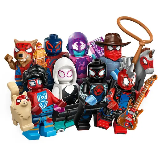 Конструктор LEGO Minifigures Человек-паук Сквозь Вселенную 8 деталей (71050) - фото 5