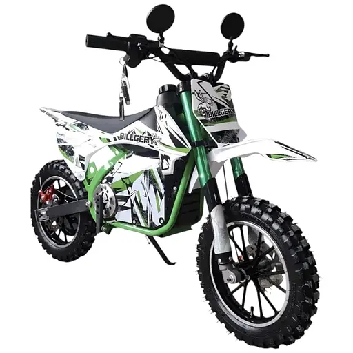Електромобіль дитячий Billgery BLG-047089 пітбайк двигун 1000W акумулятор 36V 12Ah зелений