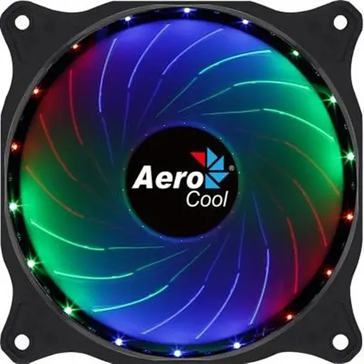 Вентилятор Aerocool Cosmo 12 FRGB, 120х120х25 мм, Molex (ACF3-NA10117.11) - фото 1
