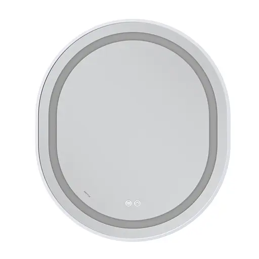 Дзеркало Mixxus Premium Ellipse MV05-80x70-Reverse white MP6645, Білий - фото 9