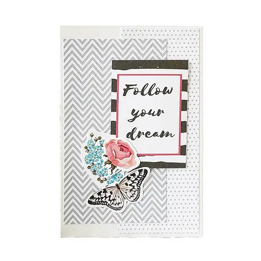 Набір для створення вітальних листівок "Catch the moment" Fabrika Decoru FDGCK-039, 6 шт - фото 5