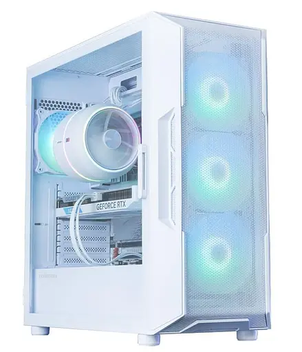 Корпус Zalman I3 Neo ARGB V2 Tempered Glass без БЖ White (I3NEOARGBV2WHITE) - фото 1