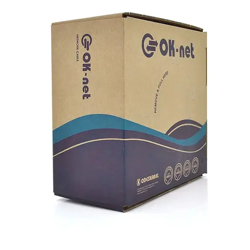 Кабель Одескабель КПВЭ-ОП (100) 4*2*0,46 (F/UTP-cat.5E-SL), CU, экран., для внутр. работ, 305м.