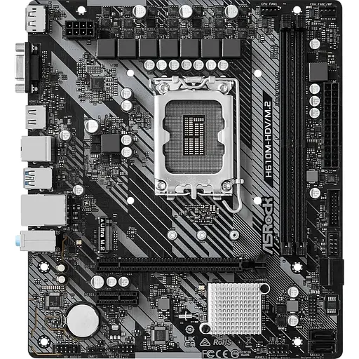 Материнская плата ASRock H610M-HDV/M.2 R2.0 Socket 1700