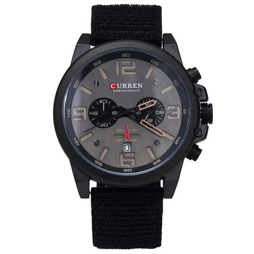 Годинник Curren Monreal Armor Black, 2 ремінця - фото 2