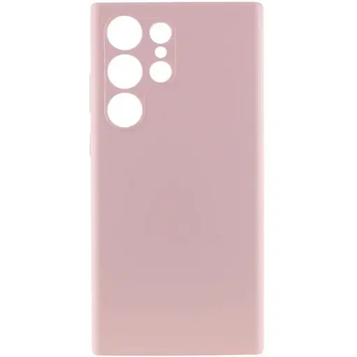 Чохол Lakshmi Silicone Cover Full Camera (AAA) для Samsung Galaxy S24 Ultra Рожевий / Pink Sand