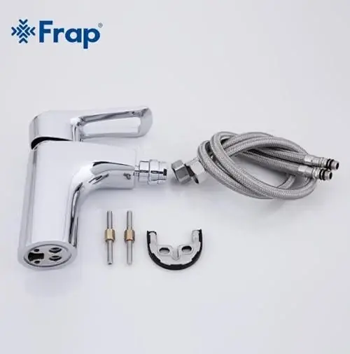 Смеситель для биде Frap F5066 однорычажный латунный Хром 30412 - фото 3