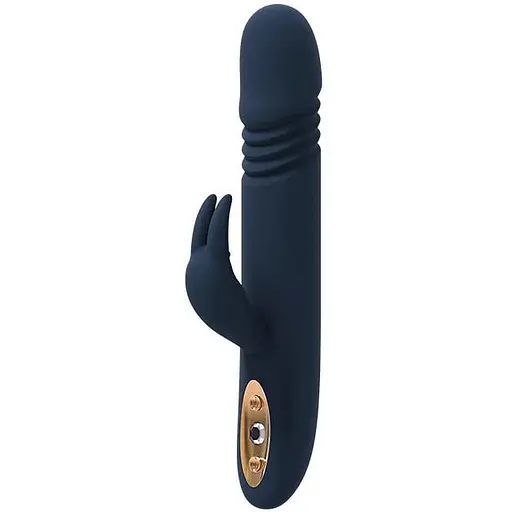 Вібратор-кролик Dreamtoys Goddess Collection Zephyros 23 см синій
