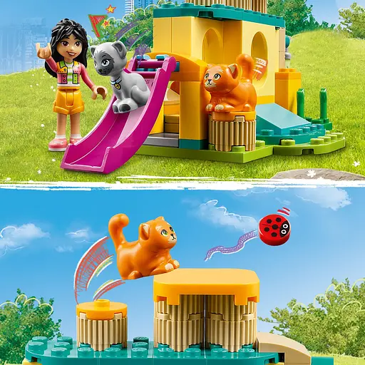 Конструктор LEGO Friends Пригоди на котячому ігровому майданчику 87 деталі (42612) - фото 6