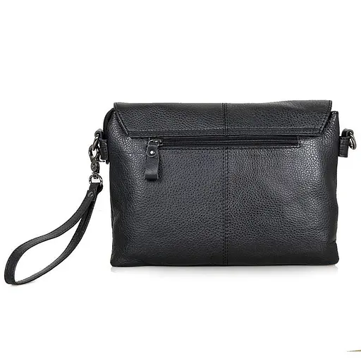 Кожаная мужская сумка через плечо John McDee 21х29х6 см nsa0001288 - фото 2