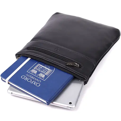 Чоловіча сумка через плече з натуральної шкіри TONY PEROTTI 21,5х24х2 см sum0028956 - фото 8