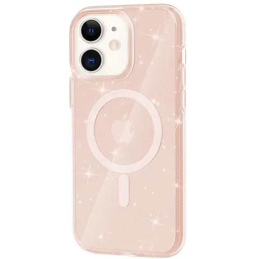 Чехол Epik TPU Galaxy Sparkle MagFit для Apple iPhone 11, 6.1 Gold+Glitter