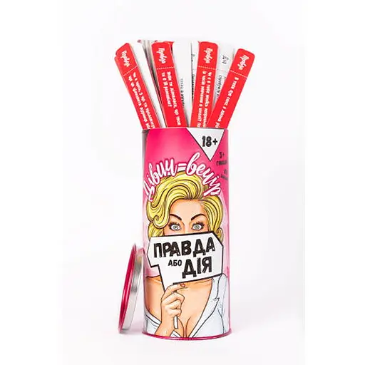 Настільна гра Fun Games Shop Правда або Дія: Дівич-вечір (укр.) (FGS20) - фото 1