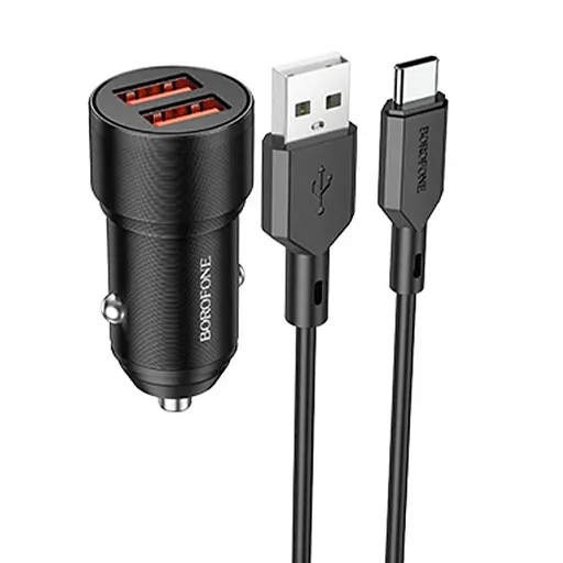 Зарядное устройство Borofone BZ19A Micro QC3.0 18W 1 x USB/3.0 A - фото 2