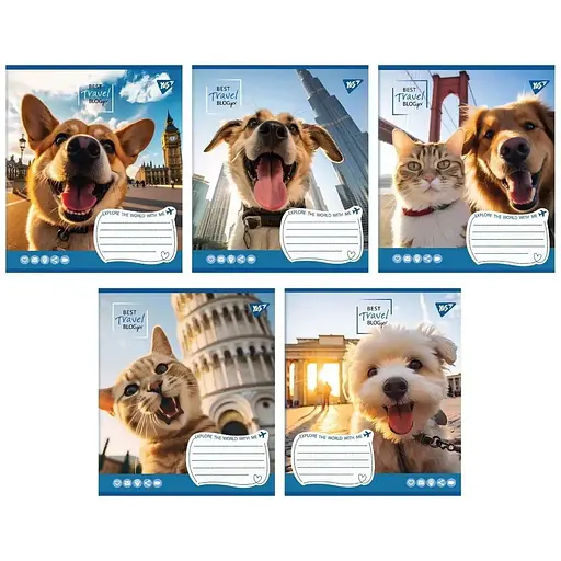 Зошит учнівський Yes 767012 Різнокольоровий (4823092284402)(SC)1 шт. в асортименті - фото 1