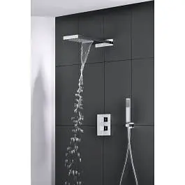 Термостат для душа на 3 потребителя Paffoni Level chrome LEQ519CR, Хром - фото 6