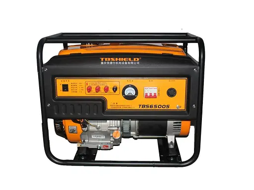 Бензиновий генератор EF Power 5,0/5,5 кВт, одно/трифазний, ручний запуск + газова плитка Orcamp CK-505 + електричний обігрівач Gardyer HE2000 та лійка (KTBS6500S(K)) - фото 2