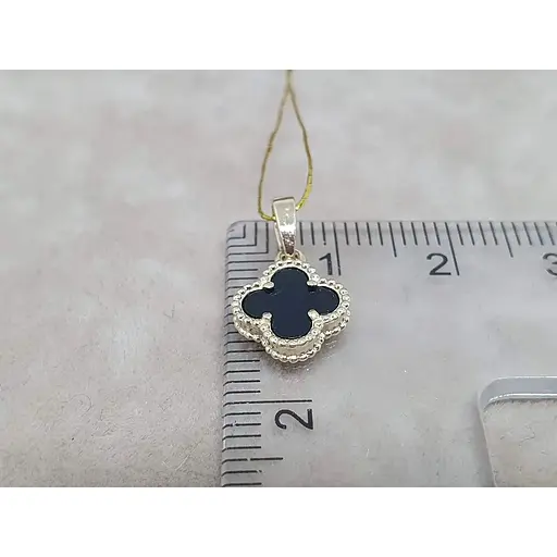 Золота підвіска Платон Конюшина з агатом. 2П125/67Б - фото 3