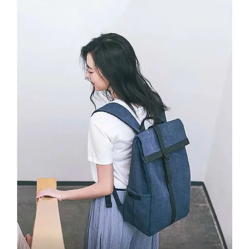 Рюкзак Xiaomi RunMi 90 GRINDER Oxford Backpack Dark Blue (темно синий) - фото 6