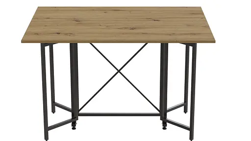 Стіл-книга трансформер Спайдер Ferrum-decor 750x1150x880 Чорний метал ДСП Дуб Артізан 16 мм (FRD-105093) - фото 7