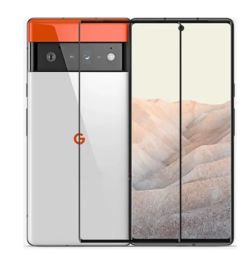 Захисне скло DK для Google Pixel 6 3D Full Glue 013179 black - фото 2