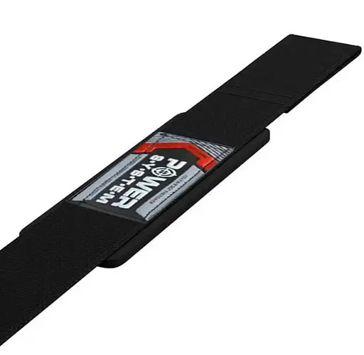 Лямки для тяги Power System PS-3400 Power Straps Black/Red (PS-3400_Bl/Red) - фото 3