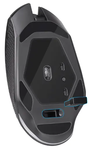 Миша Defender Glory GM-514 Wireless BLACK (52514) - фото 5