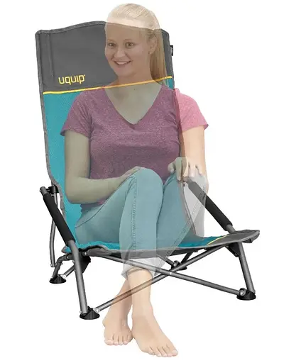 Крісло розкладне Uquip Sandy XL Blue/Grey (244030) (DAS303234) - фото 4